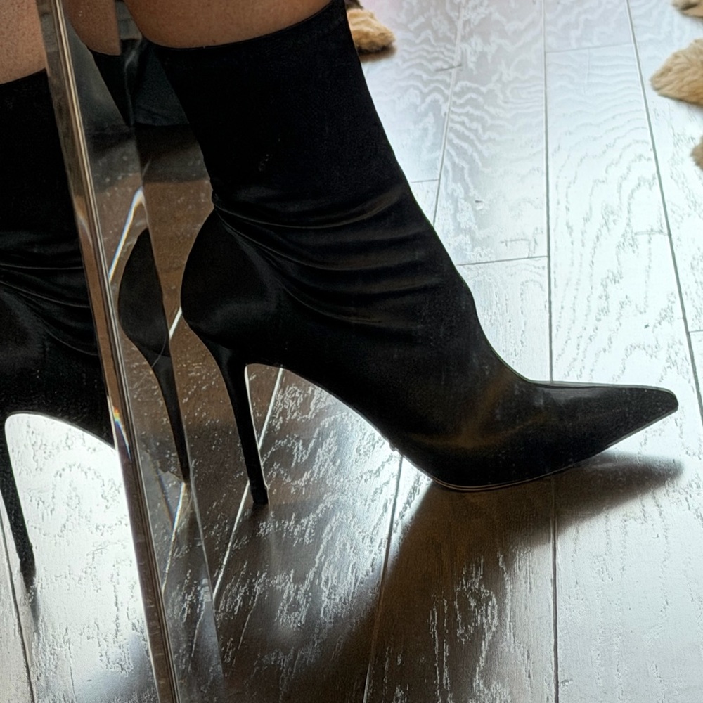 Tony Bianco Black Stiletto Boots